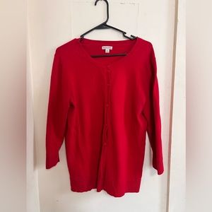 Red Merona Cardigan